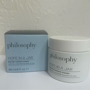 Philosophy Hope In A Jar Barrier Restore Cream New in Box NIB Full Size 2 floz.